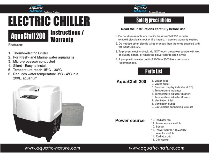 Aquatic Nature aquachill 200 user manual