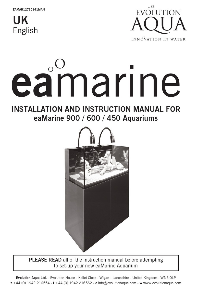 Evolution Aqua eamarine 600 Installation and instruction manual