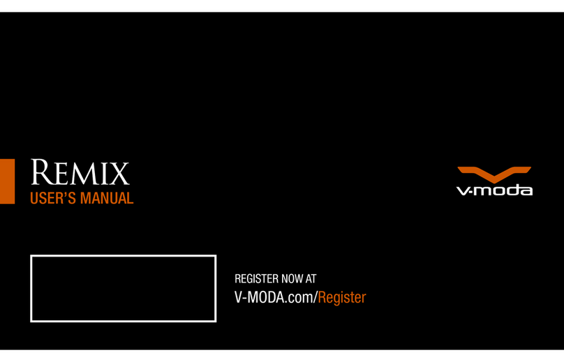V-Moda REMIX User manual