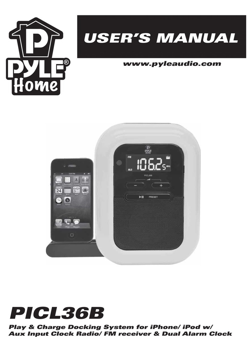 Pyle PICL36B user manual