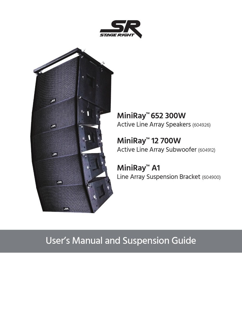 Stage right miniray 12 user manual