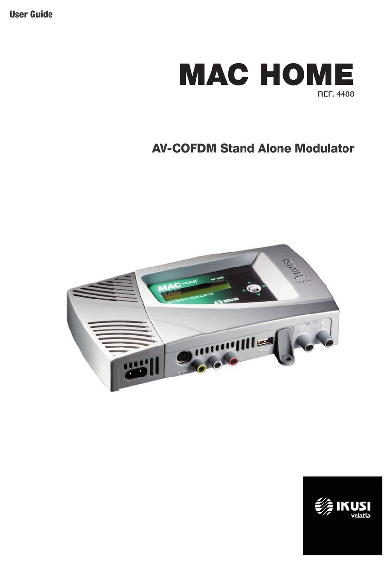 IKUSI MAC HOME AV-COFDM user guide