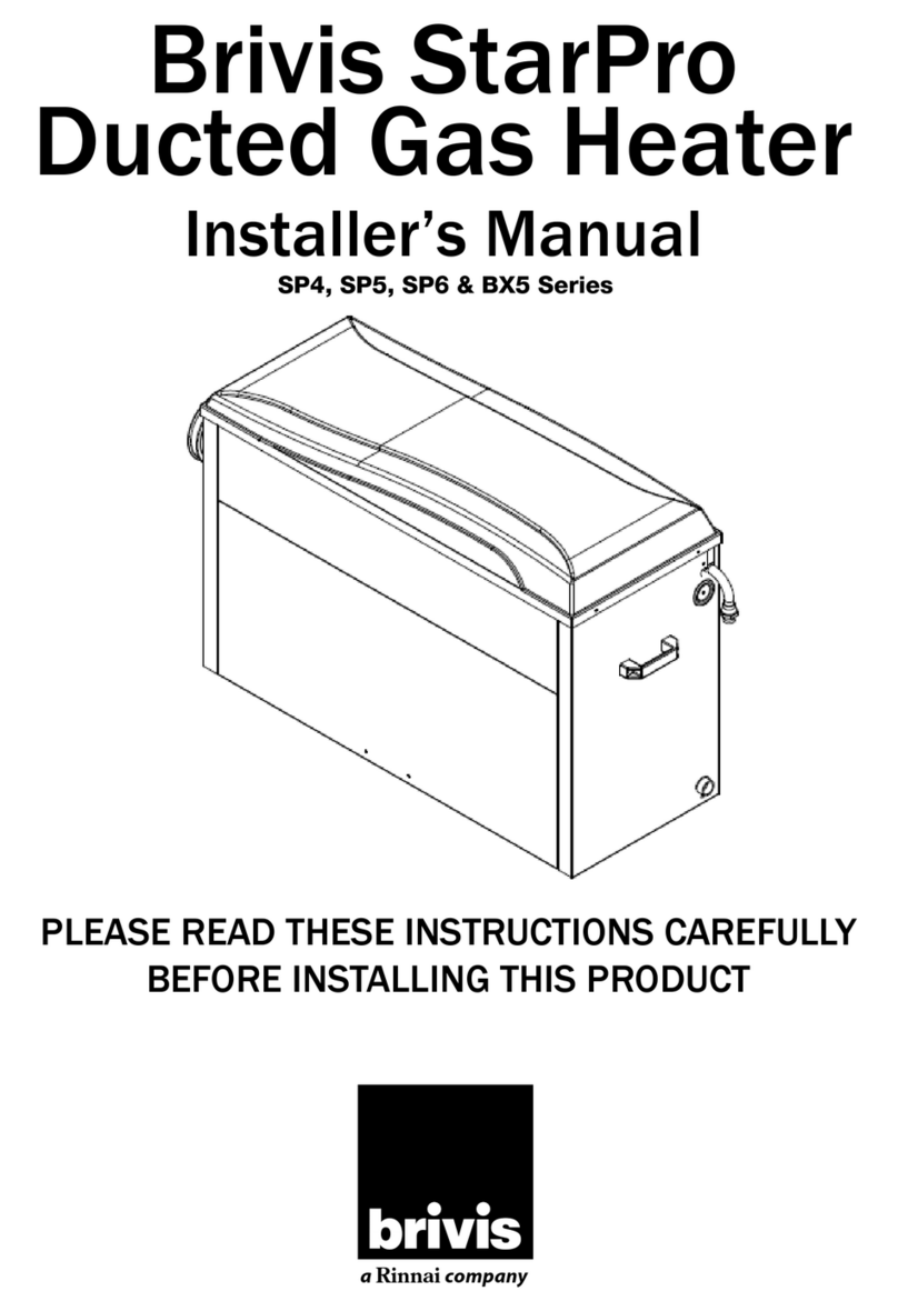 Brivis SP615IN Installer manual