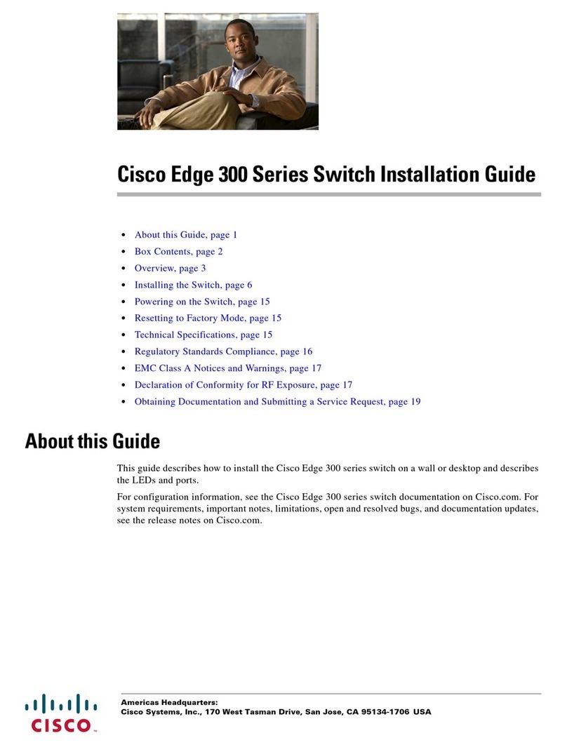 Cisco Edge 300 Series User manual