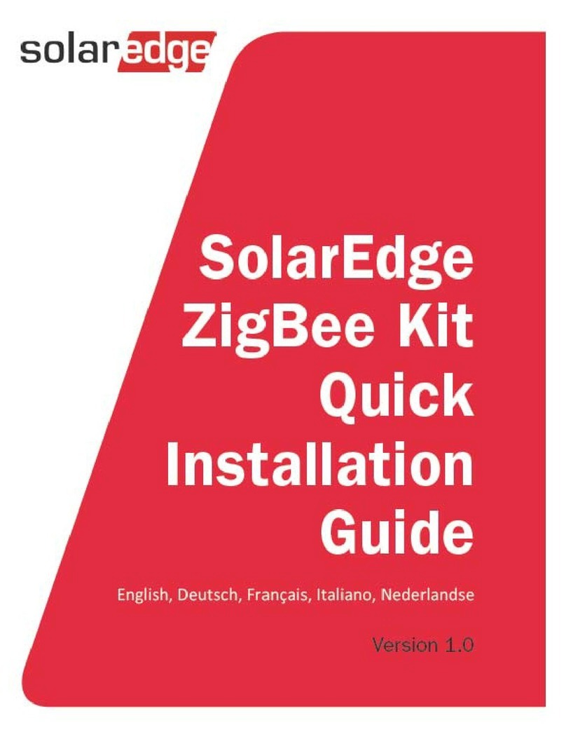 SolarEdge ZigBee Quick installation guide