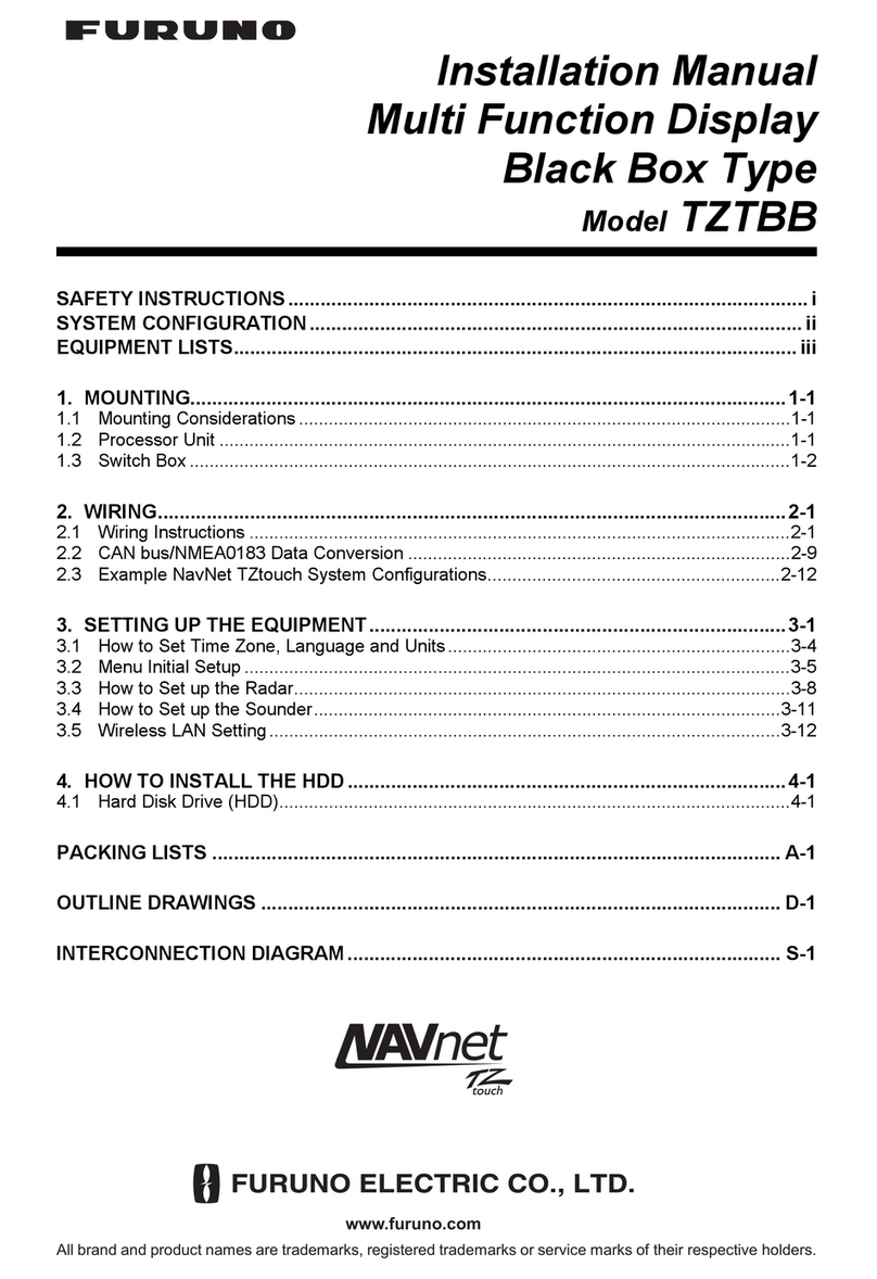 Furuno TZTBB installation manual