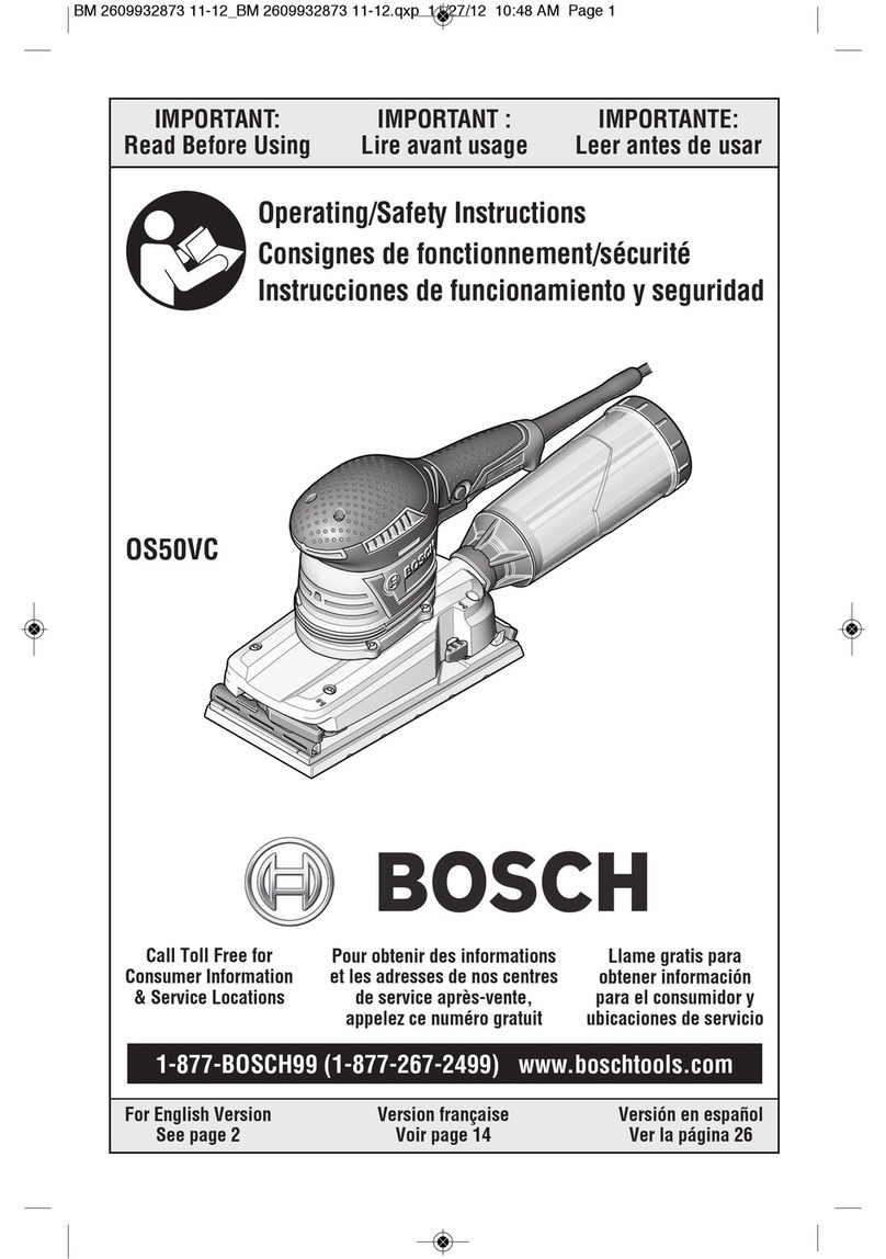 Bosch OS50VC Operating/safety instructions