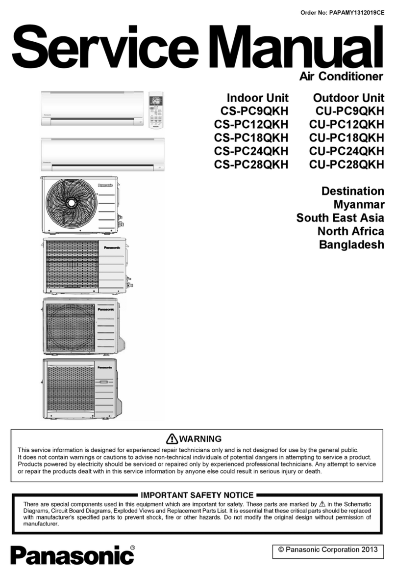 Panasonic CS-PC12QKH User manual