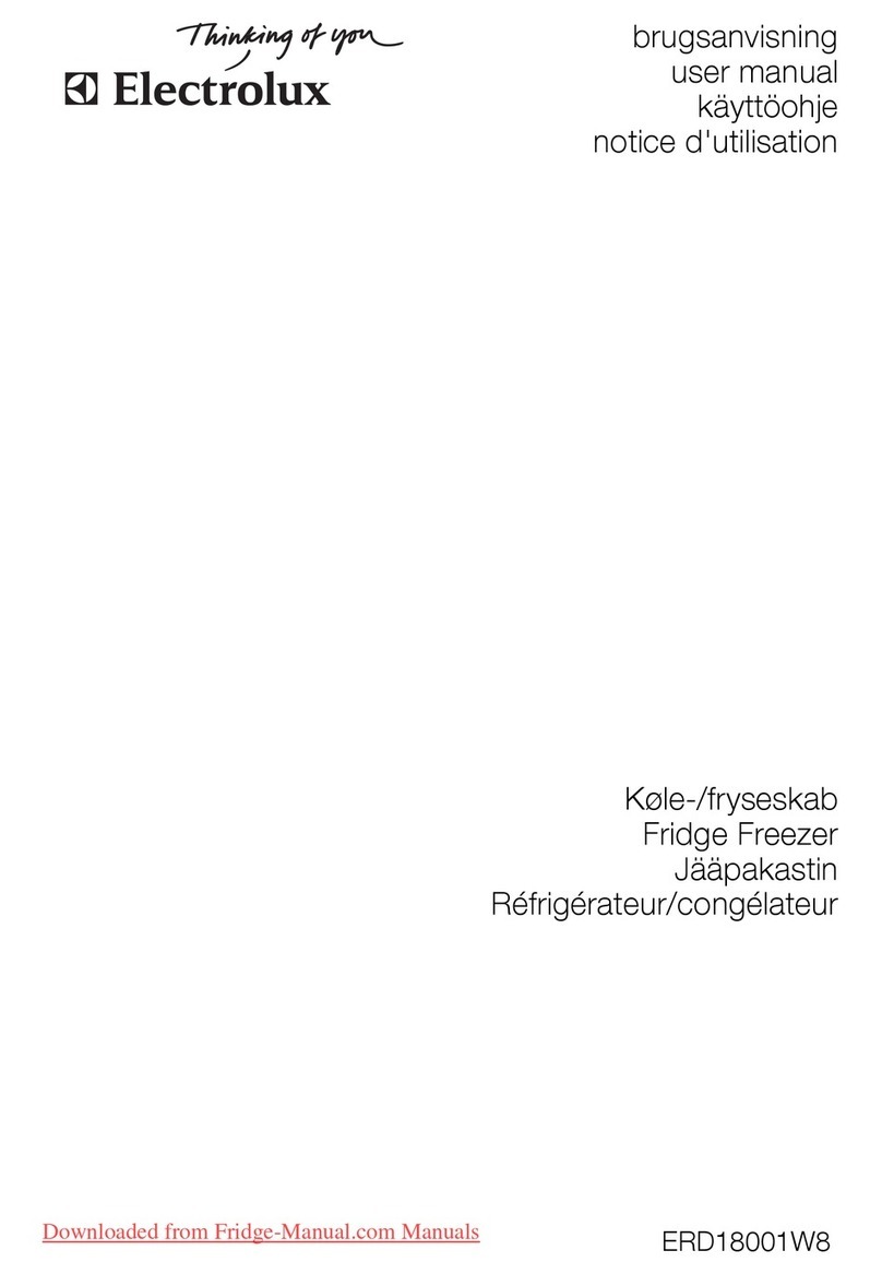 Electrolux ERD18001W8 User manual Electrolux ERD18001W8 User manual