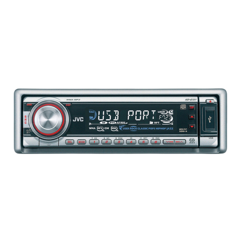 JVC CD Receiver KD-G727 User manual