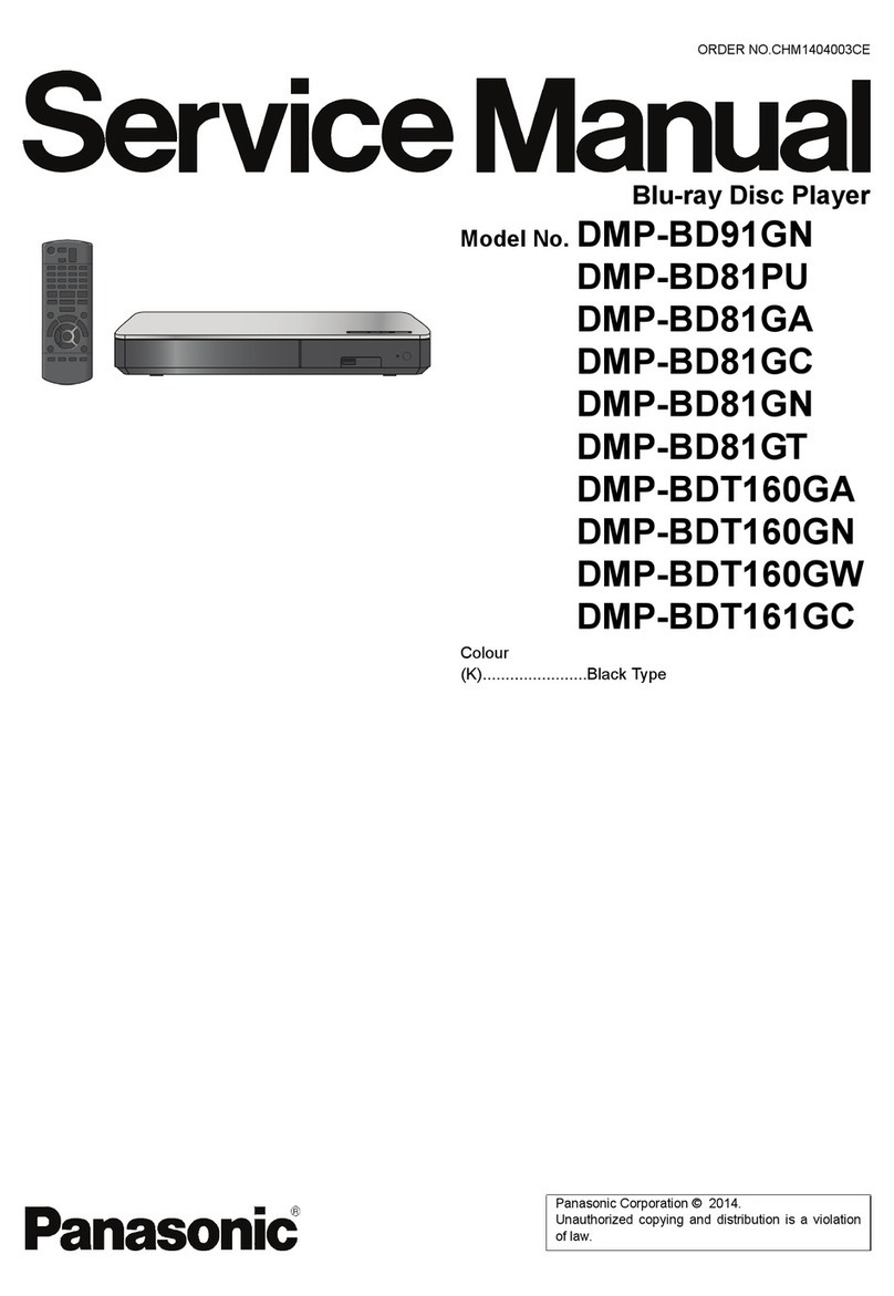 Panasonic DMP-BD81PU User manual