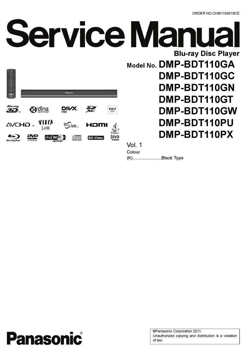 Panasonic DMP-BDT110GC User manual