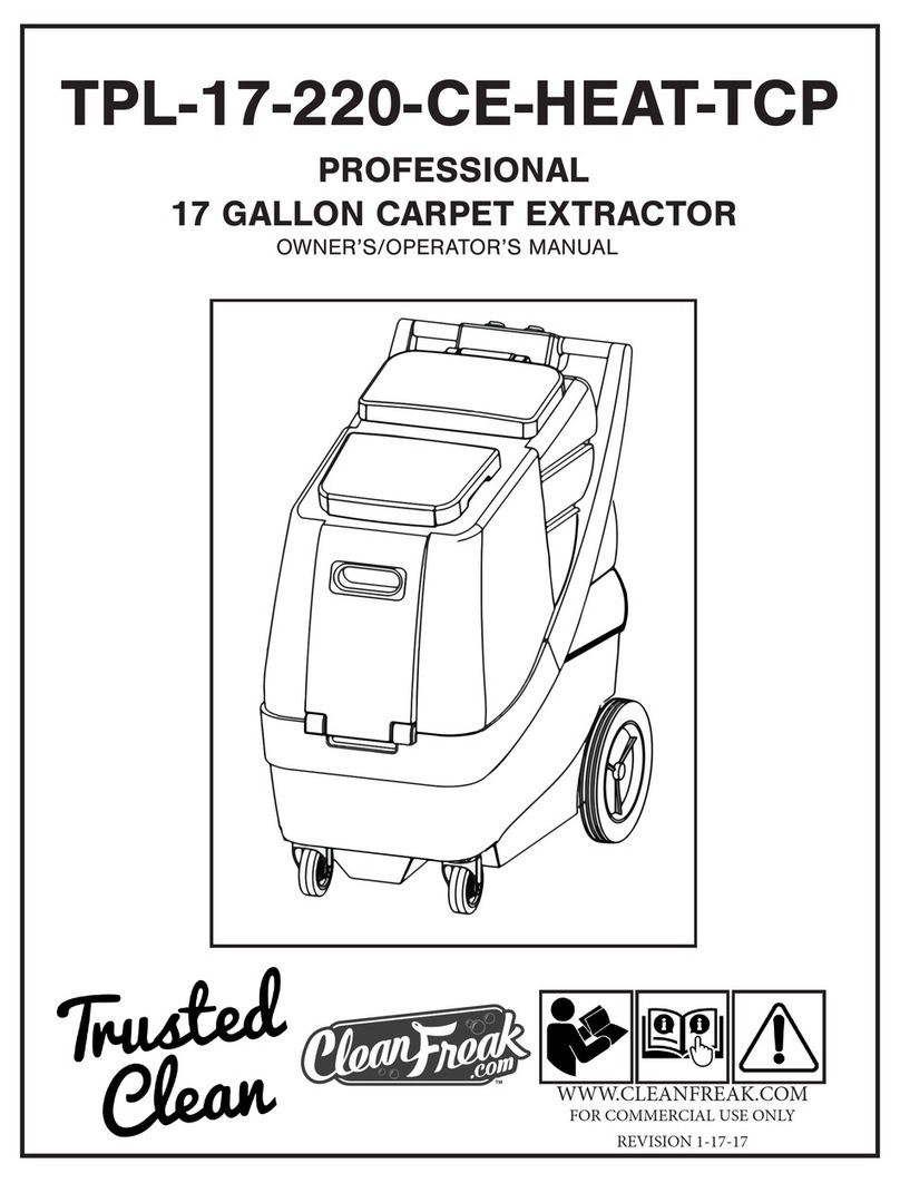 CleanFreak TPL-17-220-CE-HEAT-TCP User manual