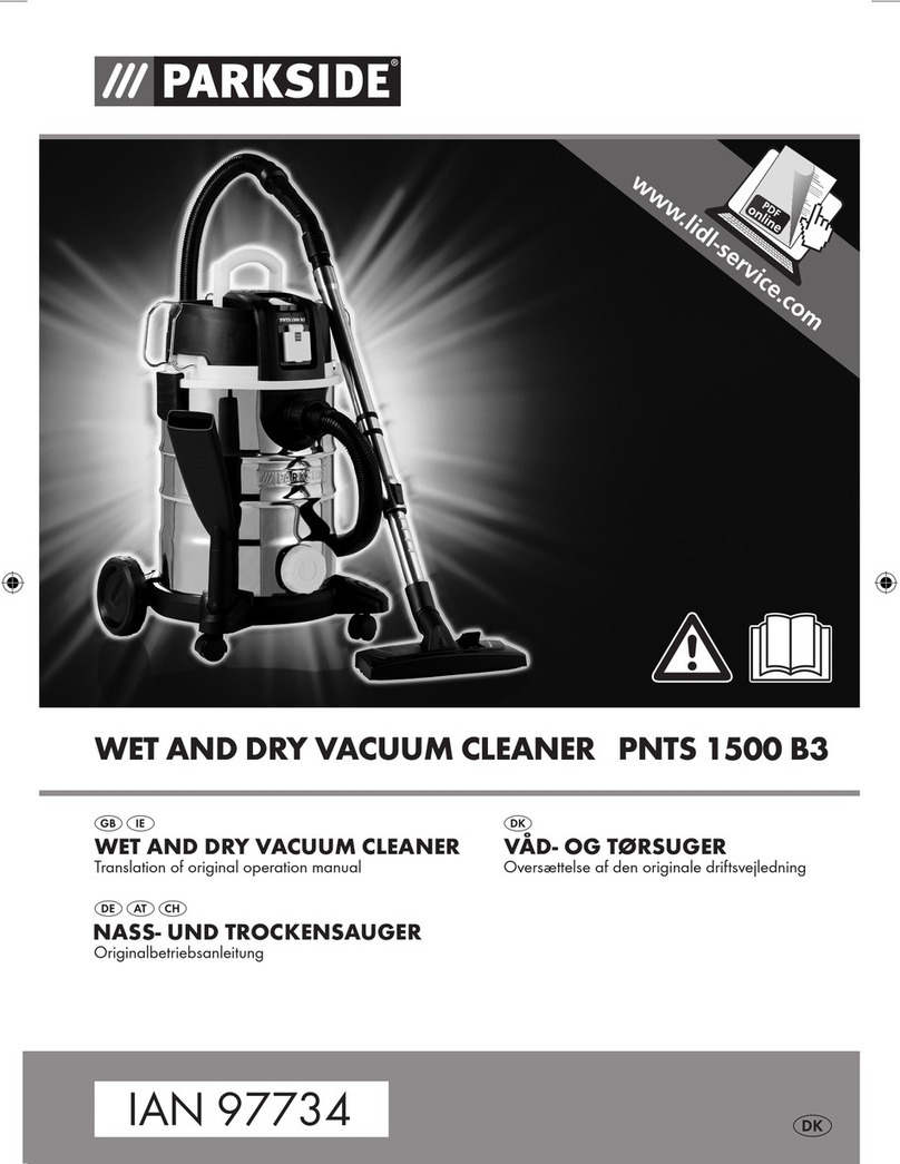 Parkside PNTS 1500 B3 Owner's manual