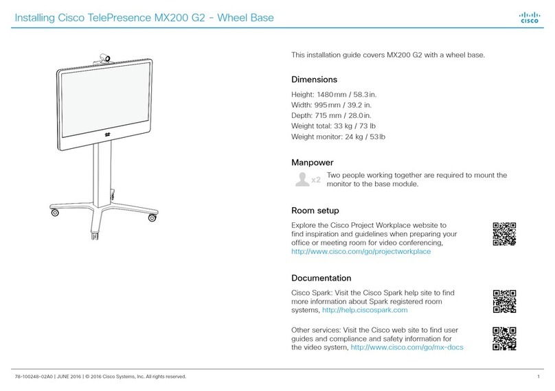 Cisco MX200 G2 User manual Cisco MX200 G2 User manual