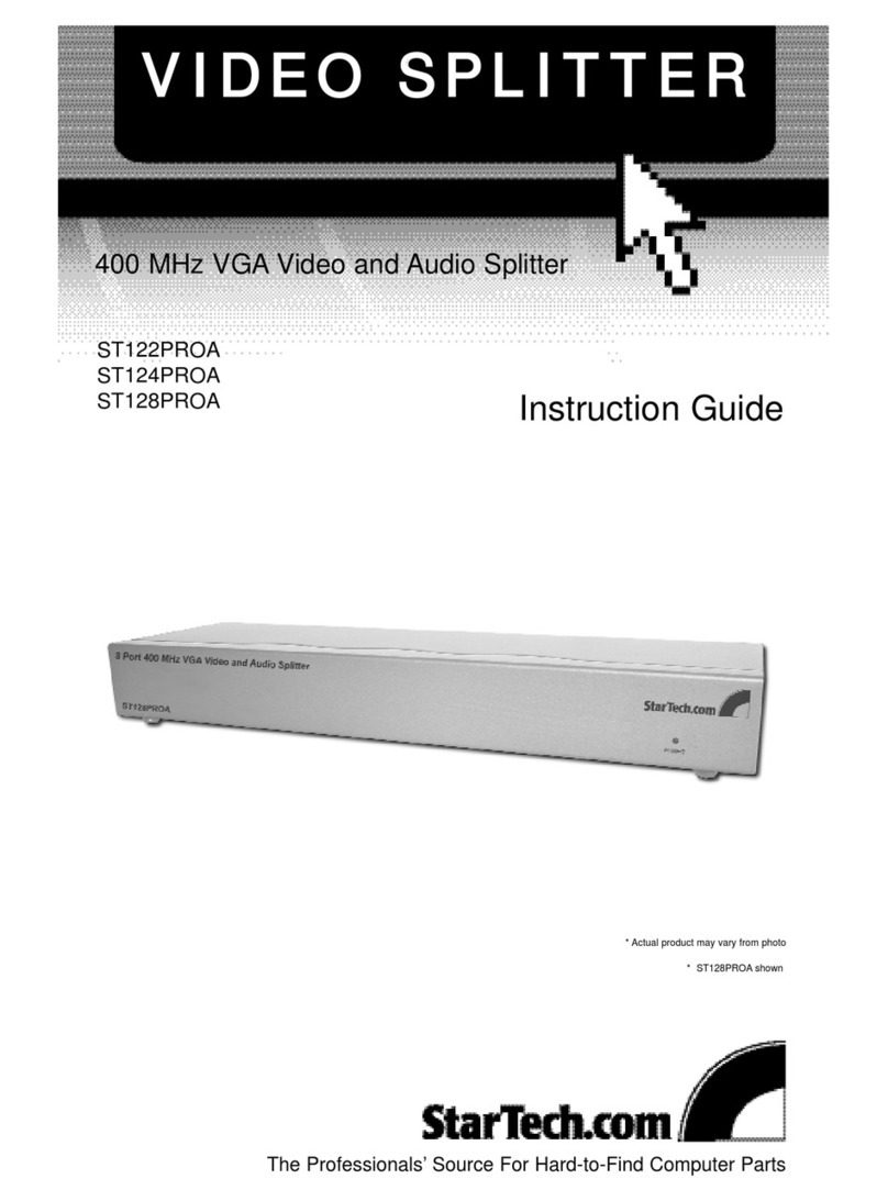 StarTech.com ST122PROA Instruction guide