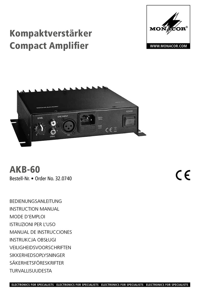 Monacor AKB-60 User manual