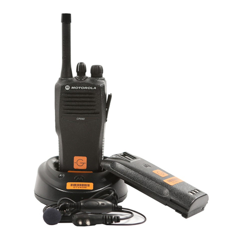 Motorola CP040 Operating and maintenance manual
