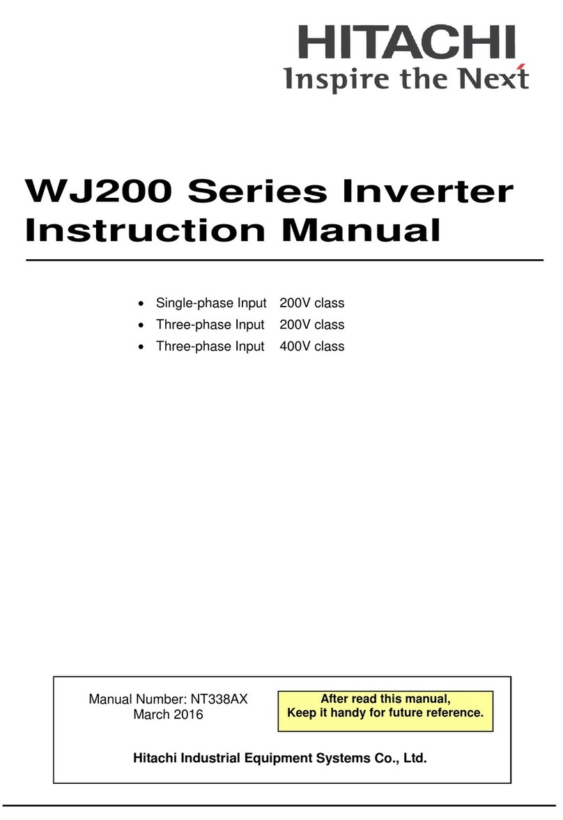 Hitachi WJ200-001S instruction manual Hitachi WJ200-001S instruction manual
