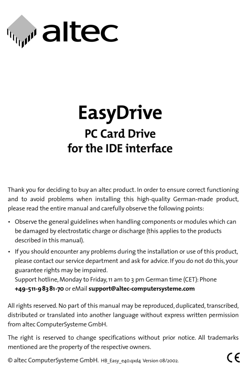Altec EasyDrive manual