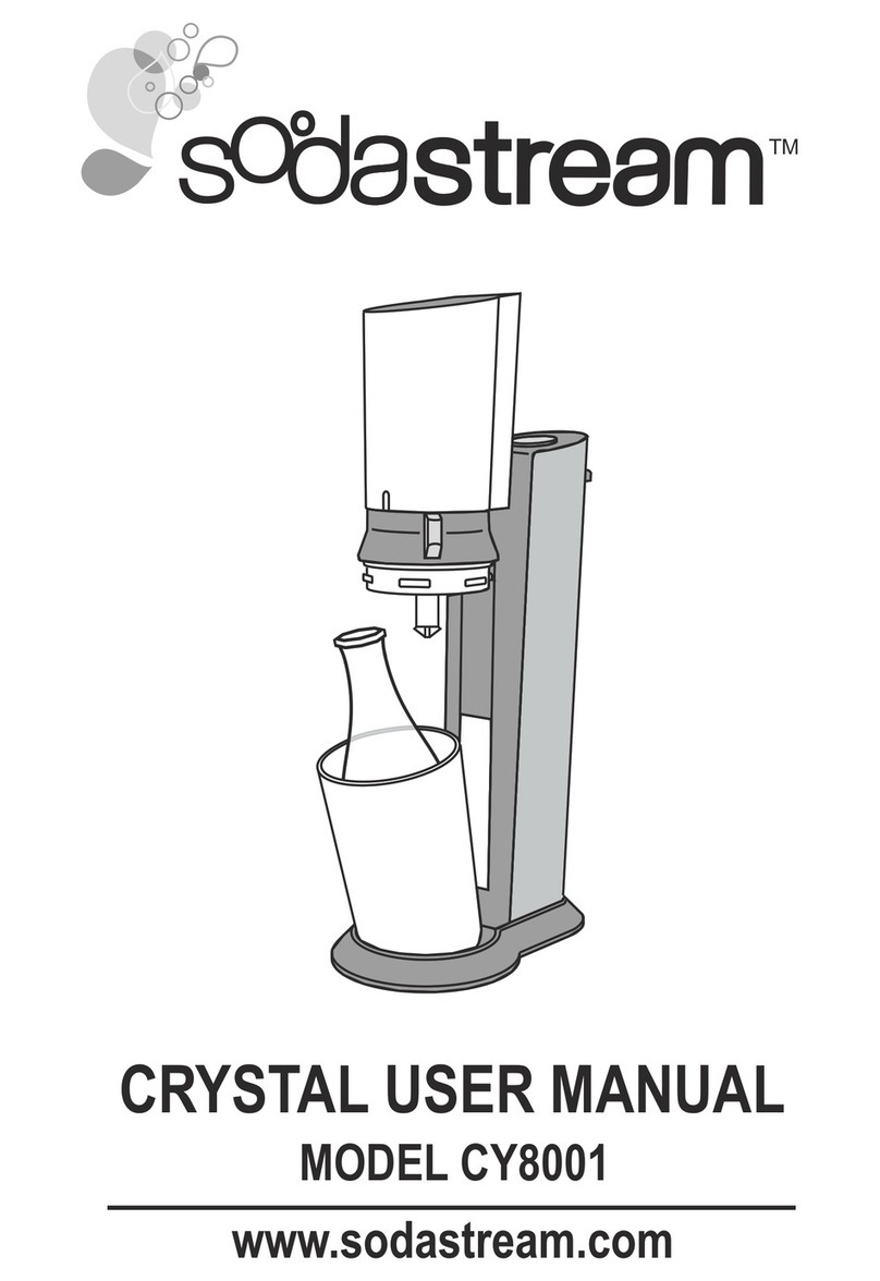 SodaStream Crystal CY8001 user manual