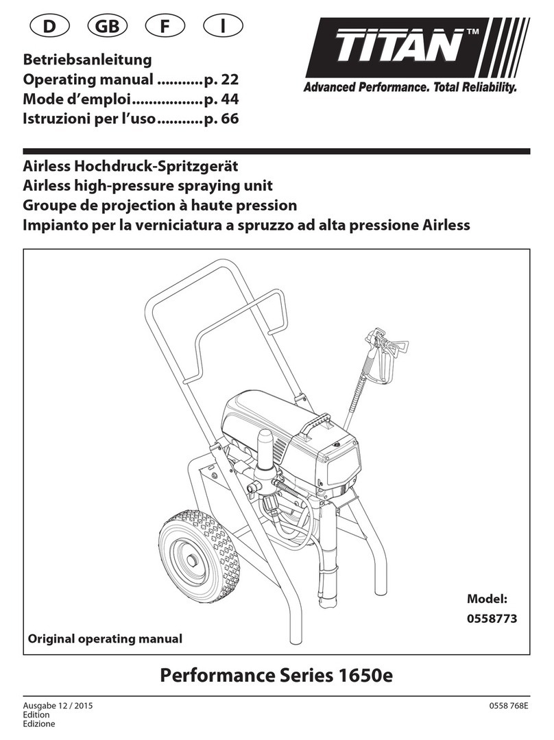 Titan Performance Series 1650e operating manual