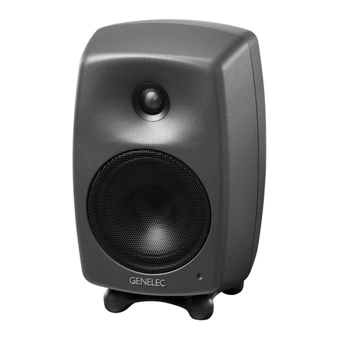 Genelec 8030C Quick setup guide