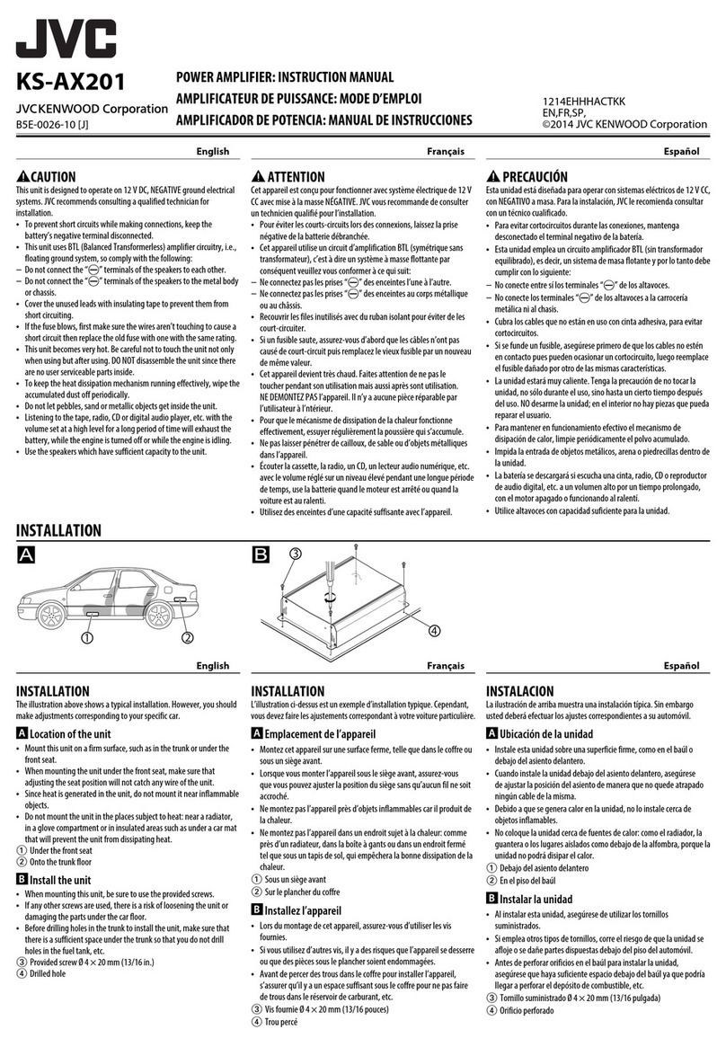 JVC KS-AX201 User manual