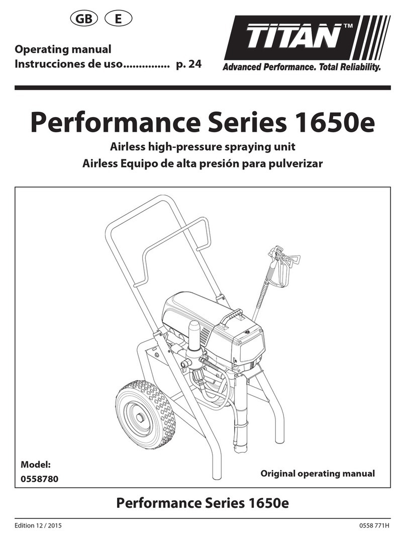 Titan Performance Series 1650e User manual