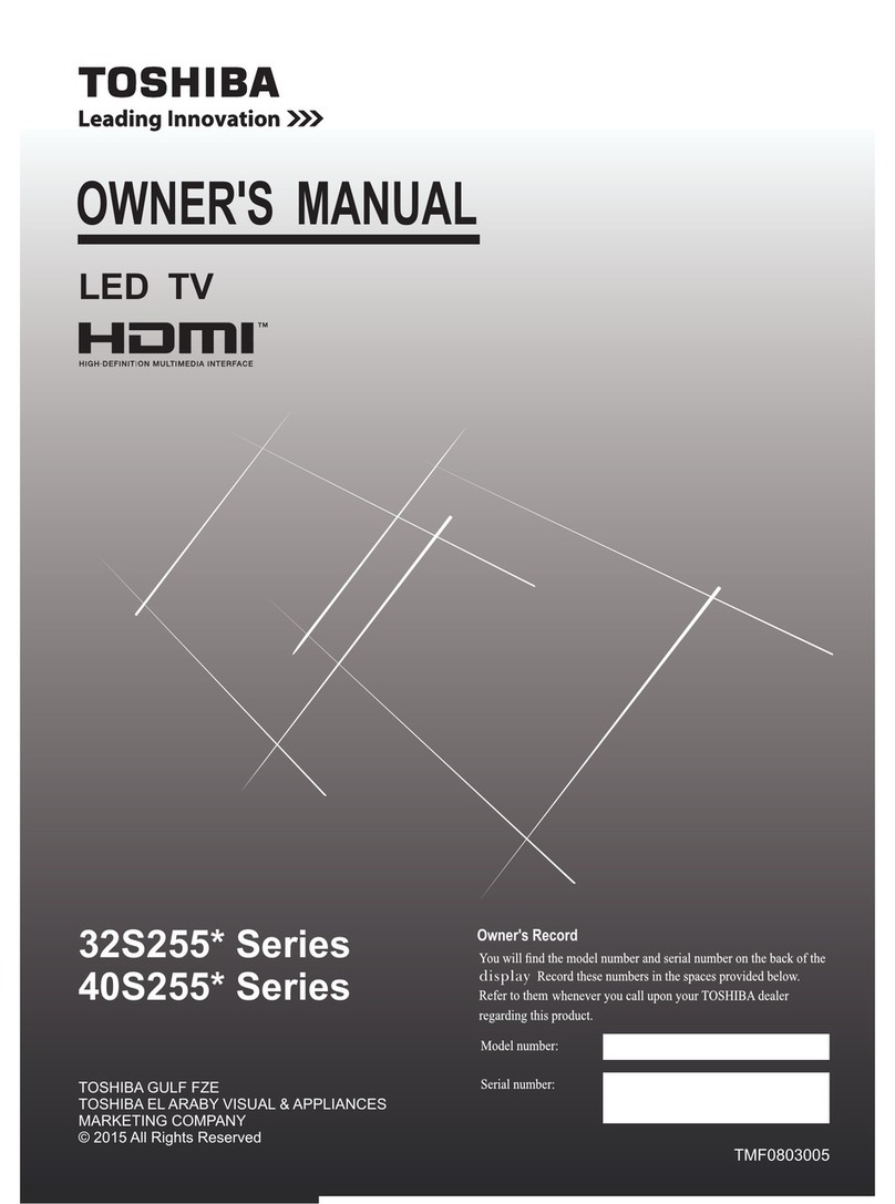Toshiba 32S255 Series User manual