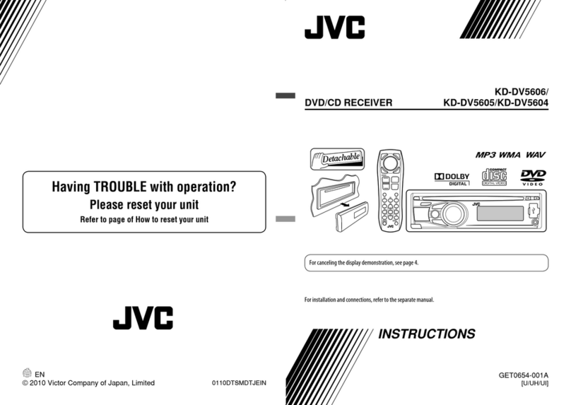 JVC KD-DV5606 User manual
