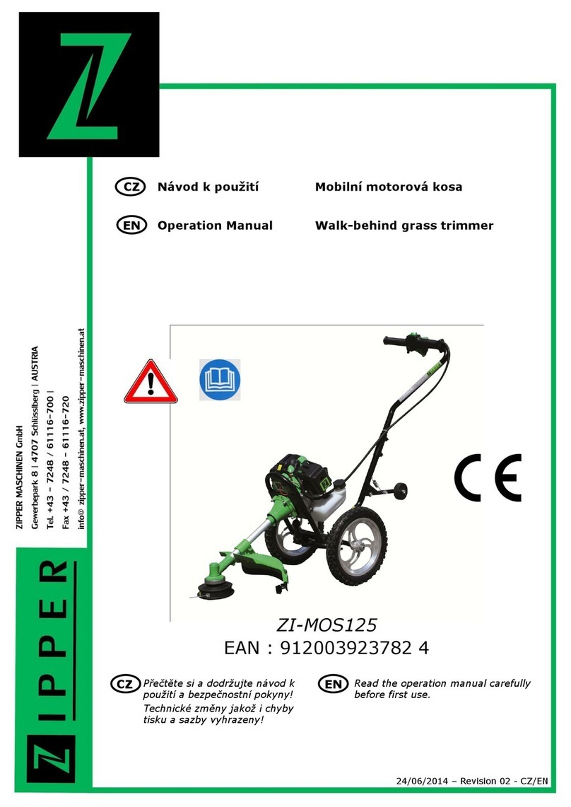 Zipper Mowers ZI-MOS125 Operation manual