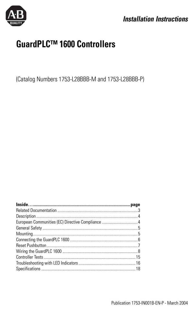AB Quality GuardPLC 1600 installation instructions