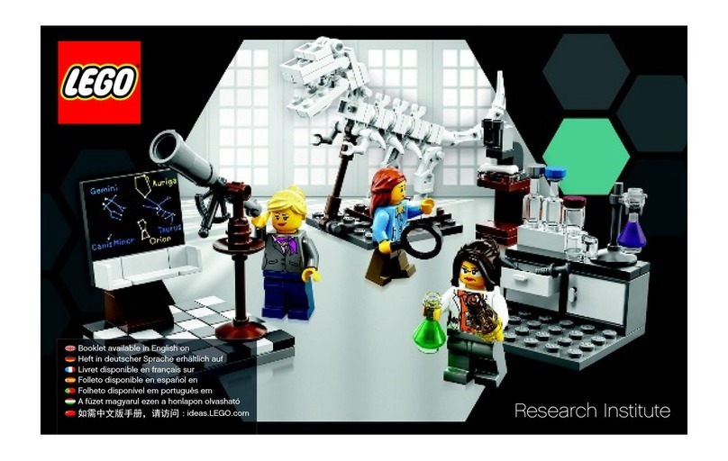 LEGO RESEARCH INSTITUTE Instruction Manual LEGO RESEARCH INSTITUTE Instruction Manual