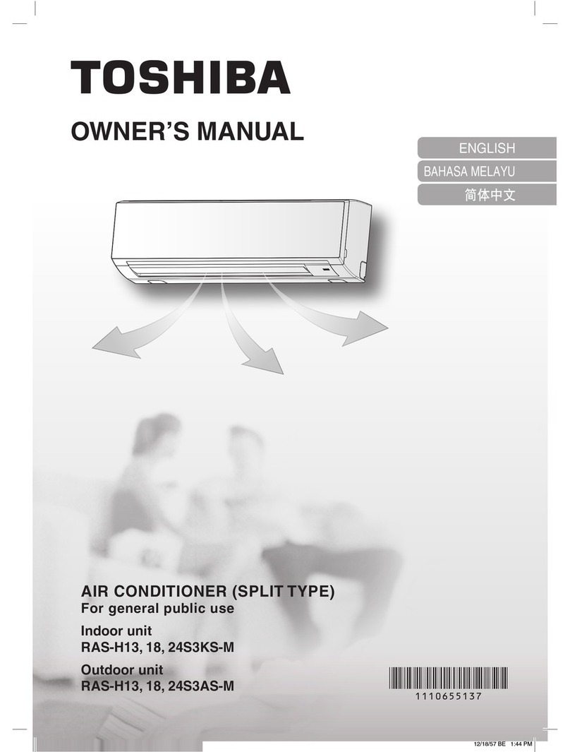 Toshiba RAS-H13 User manual