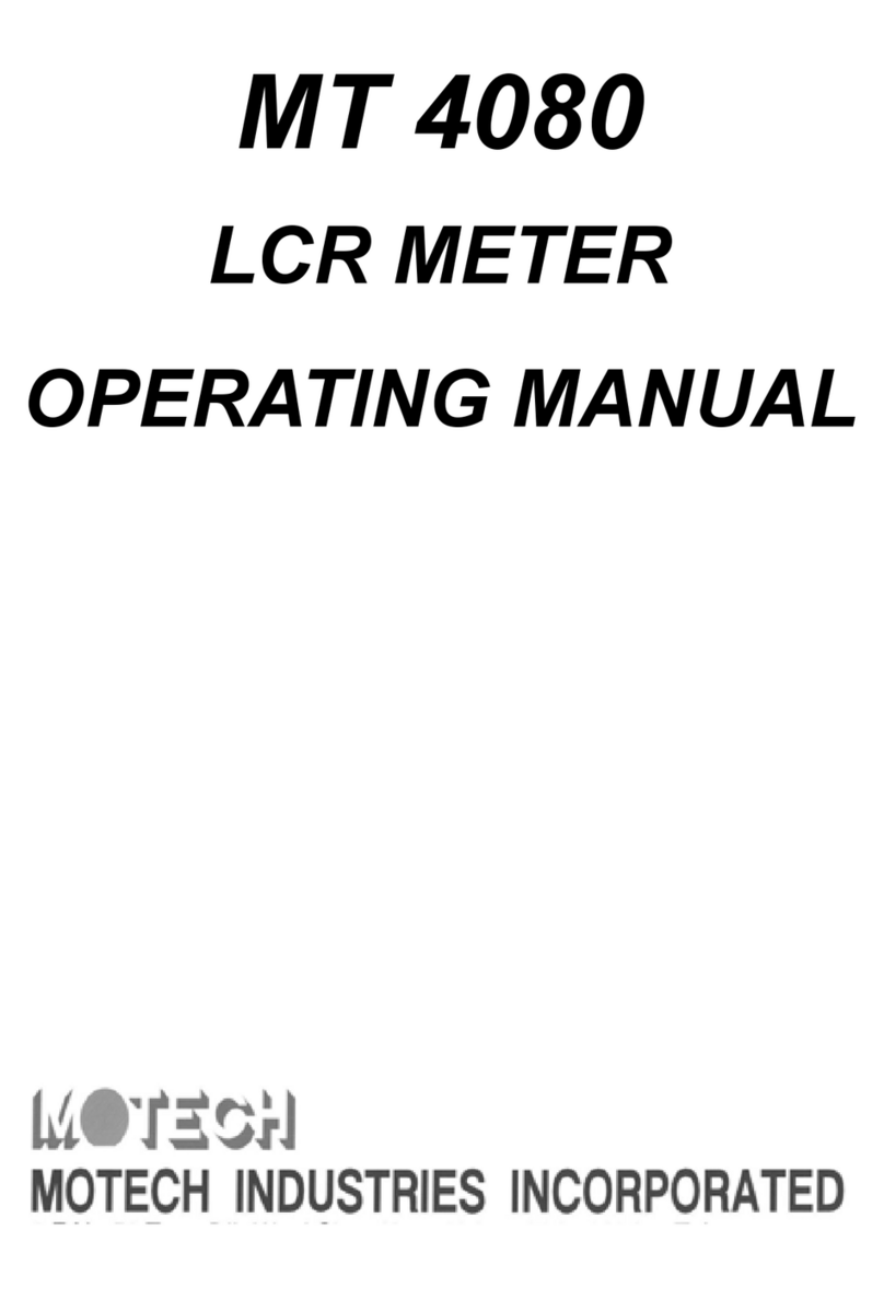 Motech MT 4080 operating manual