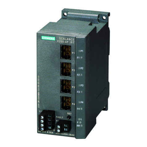 Siemens SCALANCE X-200 Instruction sheet