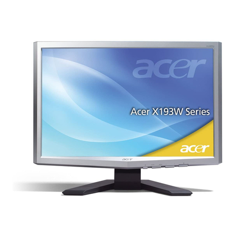 Acer X193W User manual