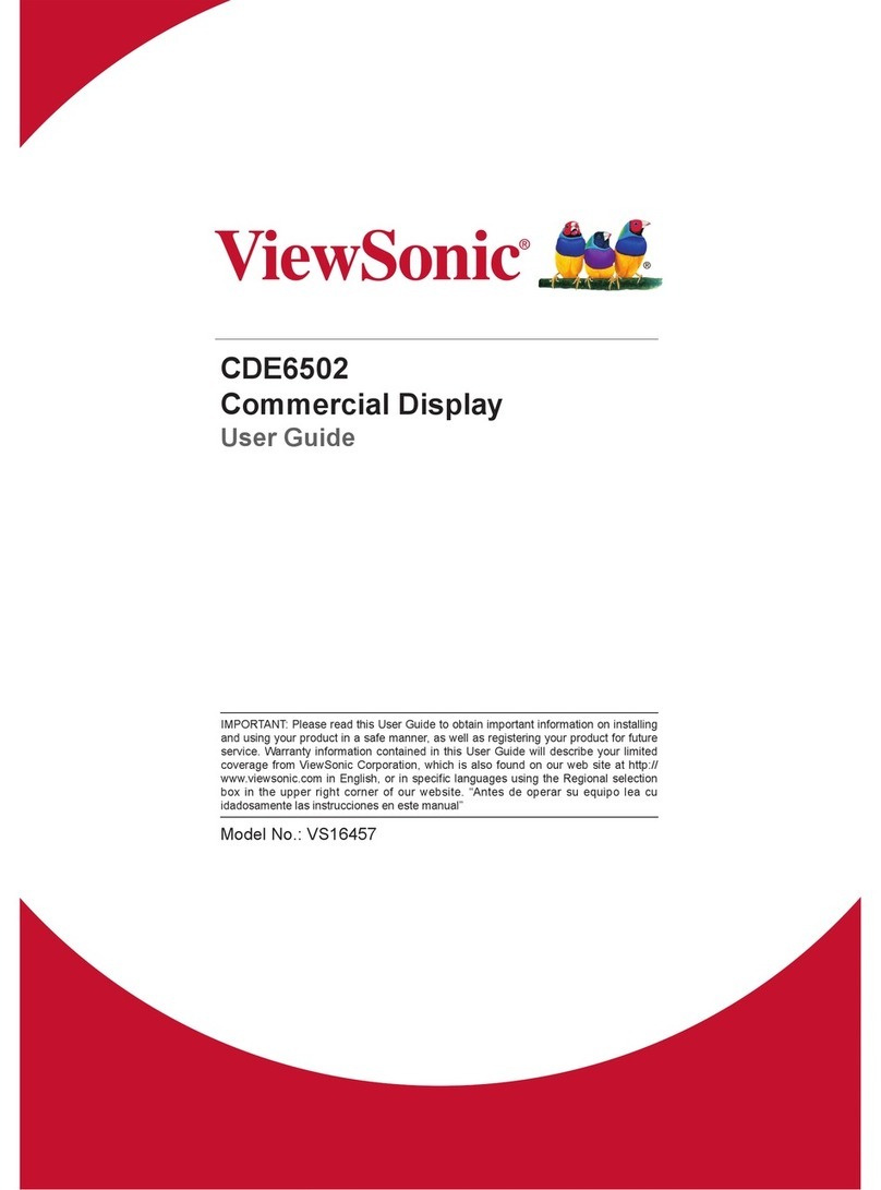 ViewSonic CDE6502 User manual