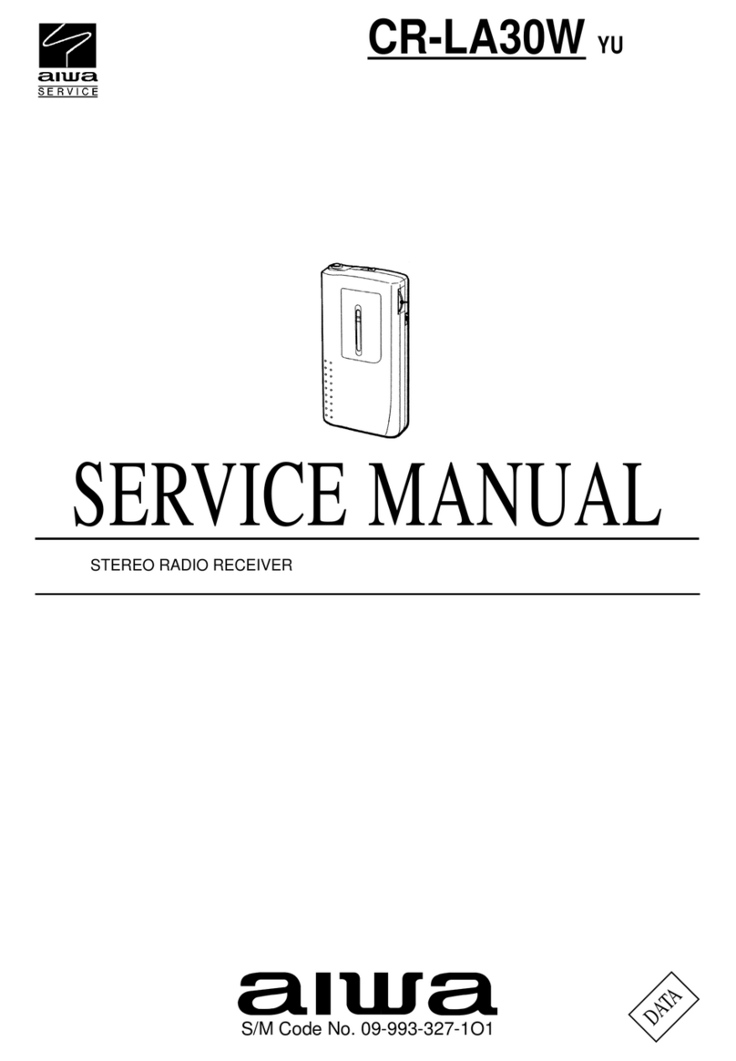 Aiwa CR-LA30W User manual