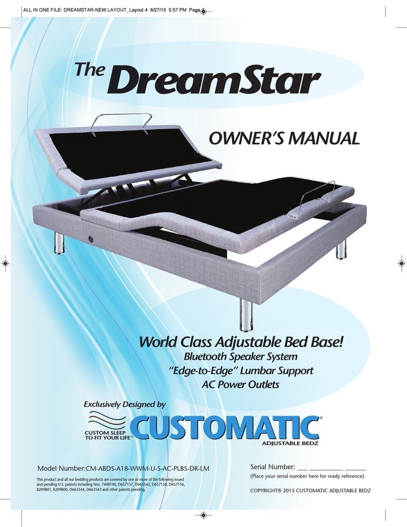 Customatic dreamstar CM-ABDS-A18-WWM-U-S-AC-PLBS-DR-LM User manual