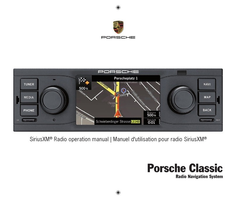 Porsche SiriusXM User manual