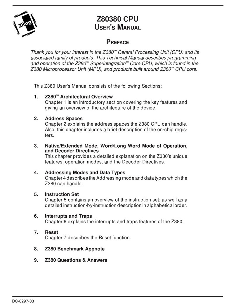 ZiLOG Z80380 user manual