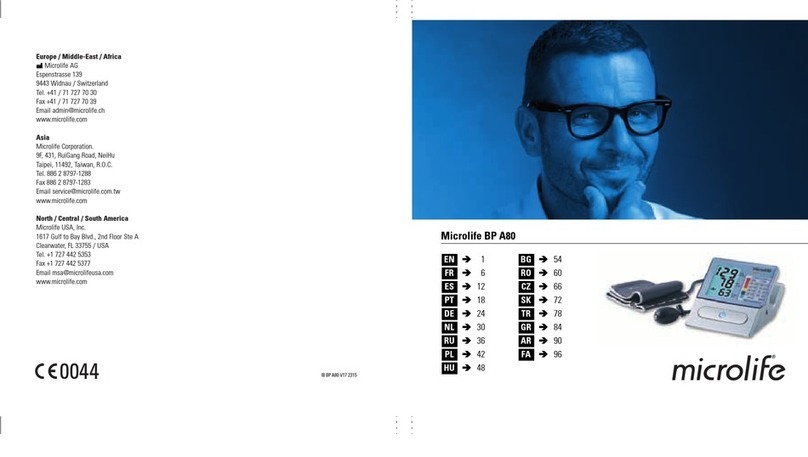 Microlife WS 80 instructions