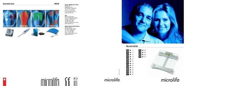 Microlife WS 80 instructions