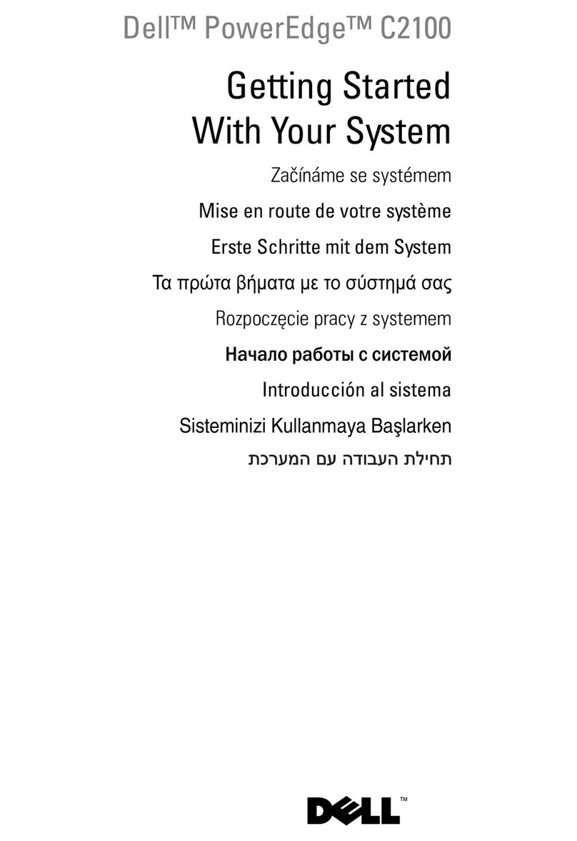 Dell PowerEdge C2100 User manual