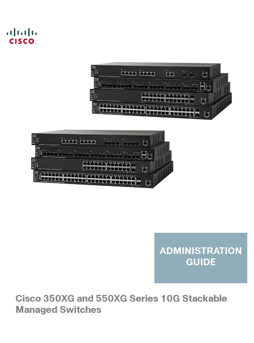 Cisco 350XG series Instruction Manual