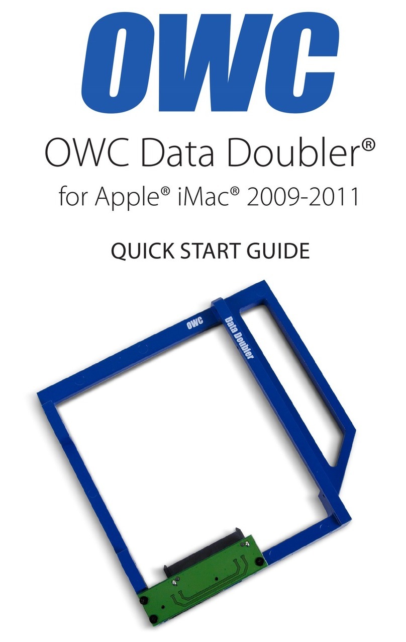 OWC data doubler User manual