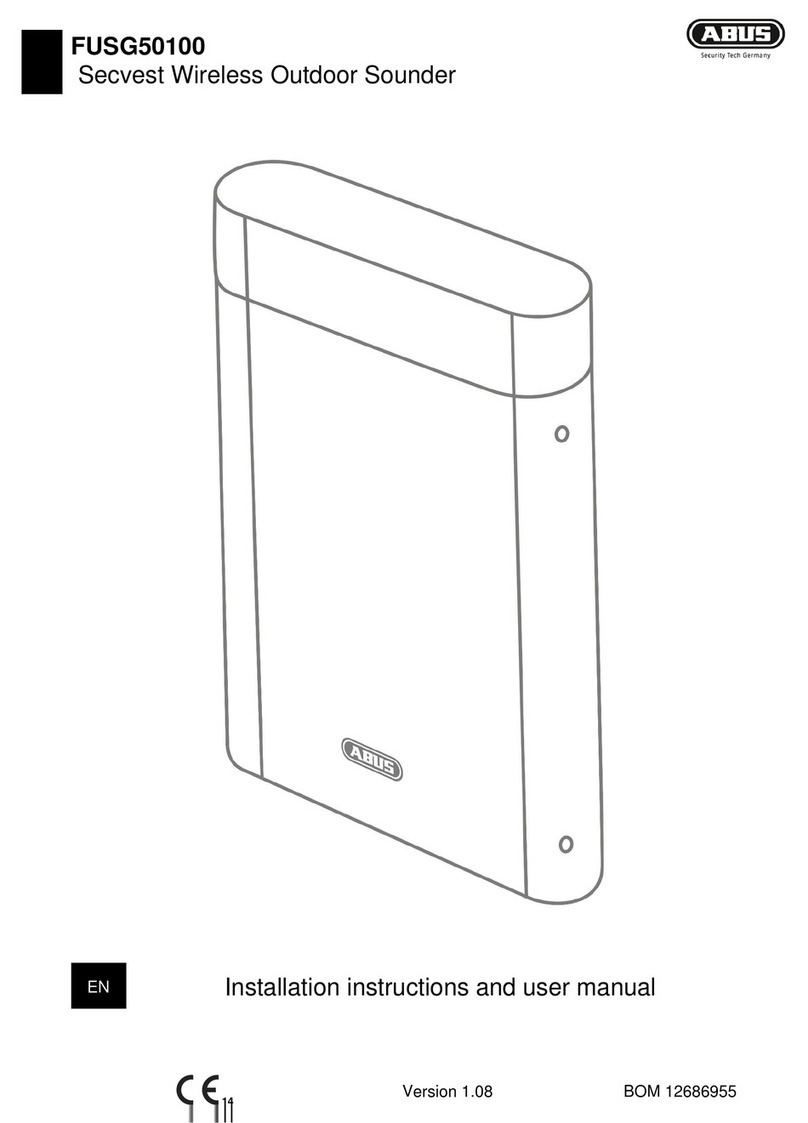 Abus FUSG50100 Installation instructions and user manual