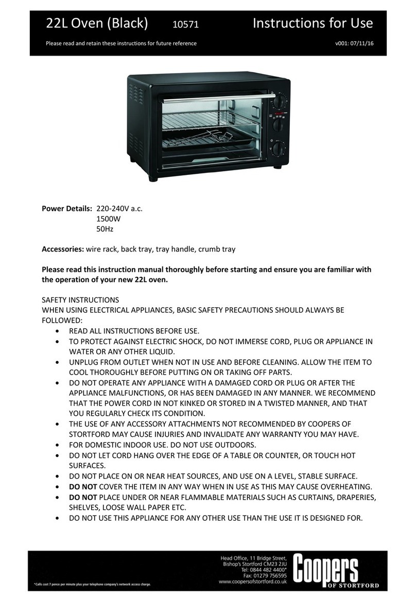 Coopers 10571 Instructions for use
